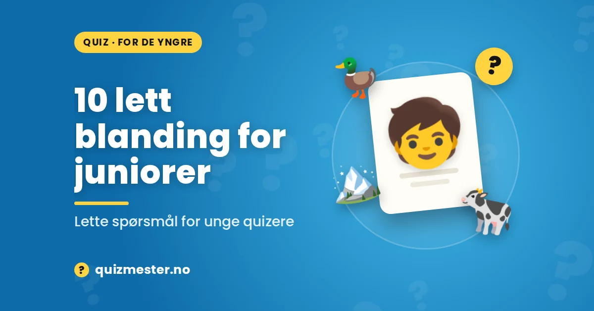 10 lett blanding for juniorer
