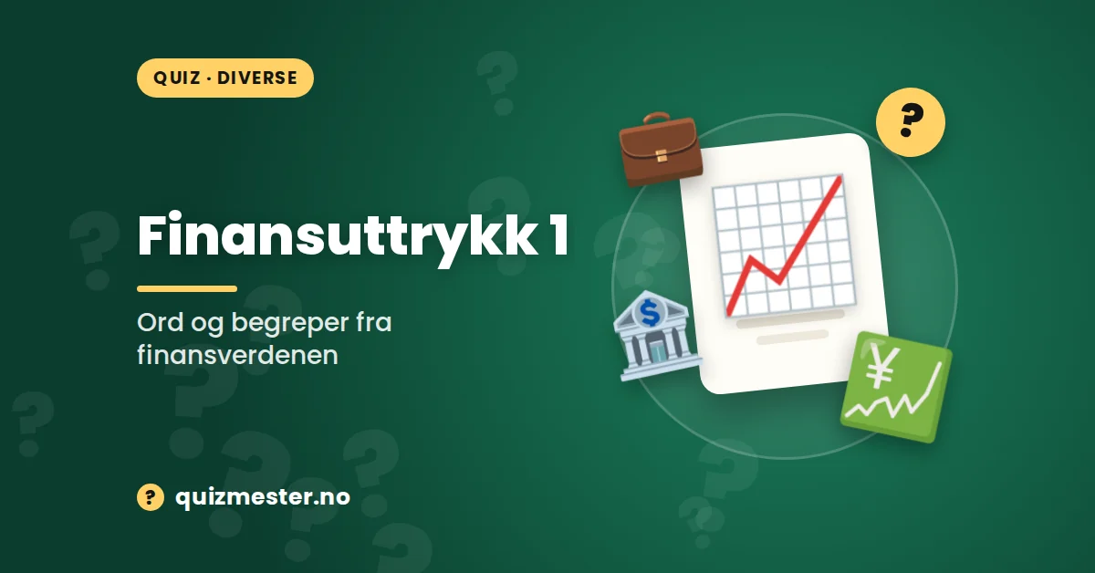 Finansuttrykk 1