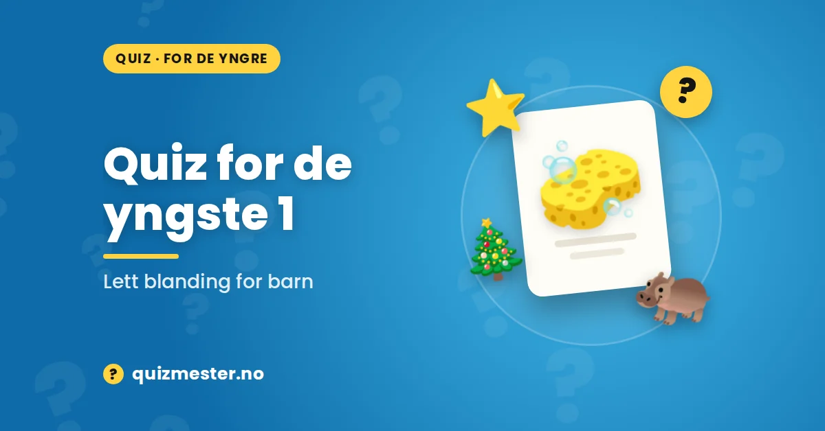 Quiz for de yngste - 1