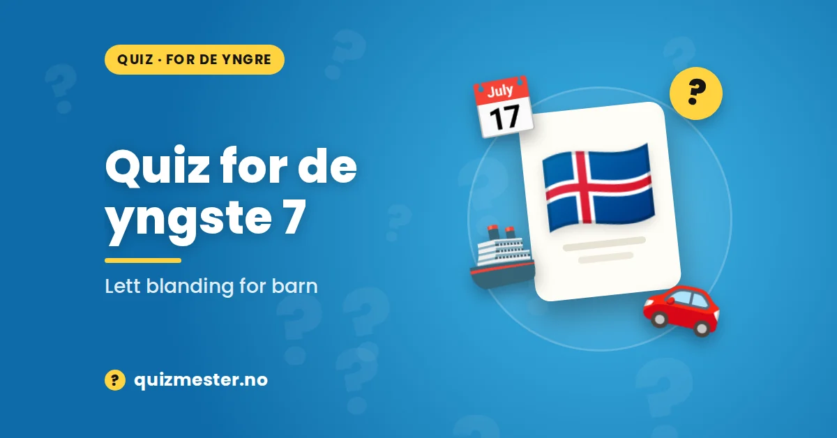 Quiz for de yngste - 7