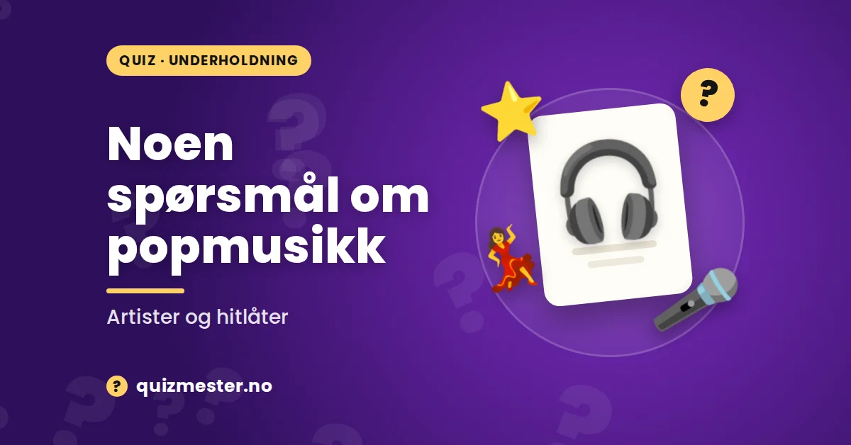 Noen spørsmål om popmusikk