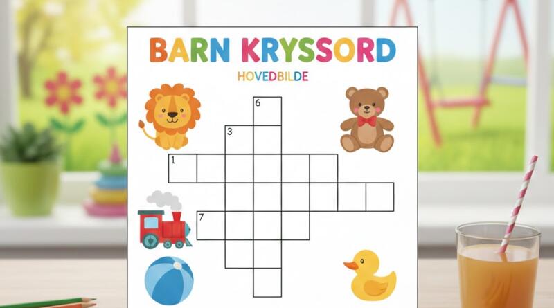 barn kryssord