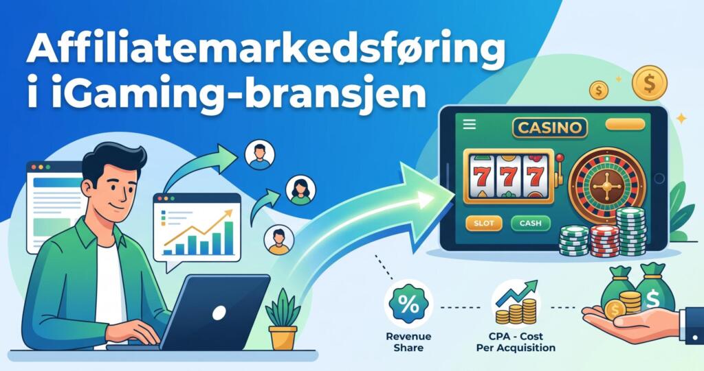 Affiliatemarkedsføring i iGaming-bransjen
